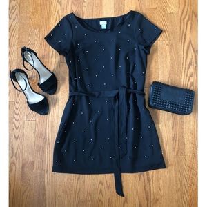 H&M Black Beaded Dress